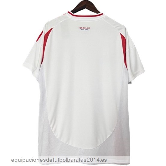Nuevo Tailandia 2ª Camiseta Chile 2024 Blanco Baratas